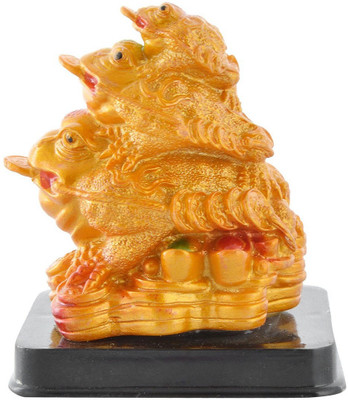 

CraftSquare Decorative Showpiece - 11.5 cm(Polyresin, Gold)