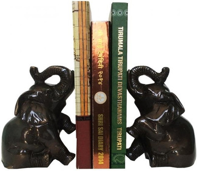 13% OFF on aakrati Book End of Elephant Figure brass made statue Decorative Showpiece - 18 cm(Brass, Brown) 13% OFF on aakrati Book End of Elephant Figure brass made statue Decorative Showpiece - 18 cm(Brass, Brown)