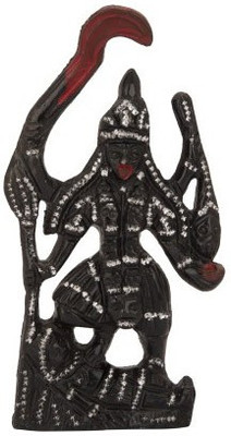 

DivyaMantra Goddess Mahakali Idol Decorative Showpiece - 16.5 cm(Aluminium, Black)