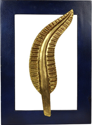 

Lal Haveli Home Decor Wall Hanging Showpiece Handicraft frame Painting Decorative Showpiece - 38 cm(Wooden, Blue)