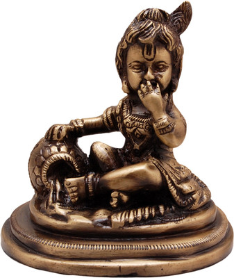 46% OFF on HanDecor Krishna Makhan Chor Decorative Showpiece - 10 cm(Brass, Brown) 46% OFF on HanDecor Krishna Makhan Chor Decorative Showpiece - 10 cm(Brass, Brown)