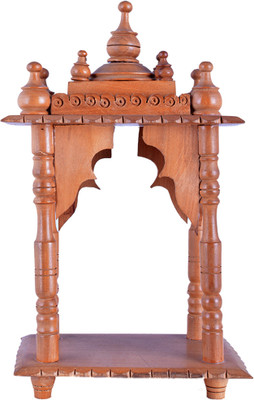 14% OFF on SC Handicrafts Mandir Decorative Showpiece - 17 cm(Wood, Brown) 14% OFF on SC Handicrafts Mandir Decorative Showpiece - 17 cm(Wood, Brown)