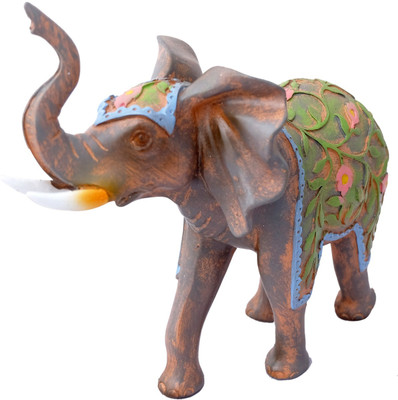

Super Drool Decorative Showpiece - 20 cm(Wooden, Multicolor)