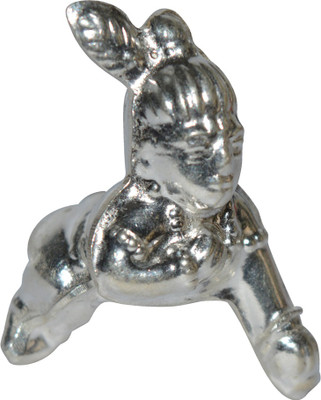 

Kataria Jewellers Bal krishna Decorative Showpiece - 4.5 cm(Silver, Silver)