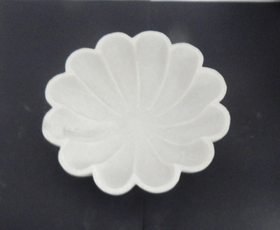Mahaveer Creation Decorative Showpiece - 9 cm(Stoneware, White)