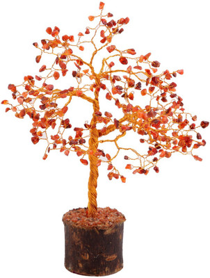

JaipurCrafts Fengshui Real stone Tree Decorative Showpiece - 22.72 cm(Wooden, Stoneware, Multicolor)
