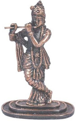 

Matchless Gifts Lord Krishna Decorative Showpiece - 3 cm(Copper, Copper)