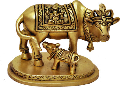 67% OFF on Aesthetic Decors Cow with Calf Decorative Showpiece - 6.35 cm(Polyresin, Gold) 67% OFF on Aesthetic Decors Cow with Calf Decorative Showpiece - 6.35 cm(Polyresin, Gold)