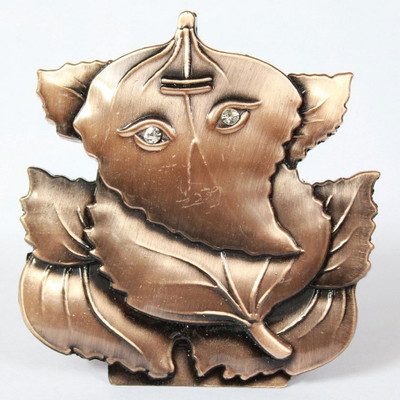 

Aastha Decorative Showpiece - 8 cm(Cast Iron, Copper)