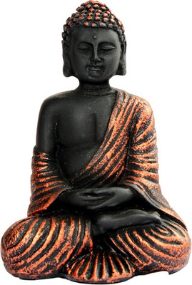 

Heeran Art Vastu Fangshui Religious Idol of Buddha Idol Statue Head CO B Decorative Showpiece - 9 cm(Polyresin, Red)