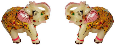 

Anshul Fashion Elephant Decorative Showpiece - 7.5 cm(Stoneware, Multicolor)