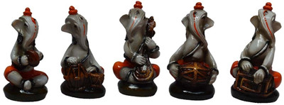 47% OFF on eCraftIndia Lord Ganesha Music Team (Set of 5) Decorative Showpiece - 10.16 cm(Microfibre, Orange, Blue) 47% OFF on eCraftIndia Lord Ganesha Music Team (Set of 5) Decorative Showpiece - 10.16 cm(Microfibre, Orange, Blue)
