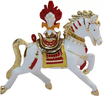 

Marvelousgifts Decorative Showpiece - 10 cm(Aluminium, White)