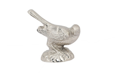 

Tisoro Bird Decorative Showpiece - 14 cm(Nickel, Silver)