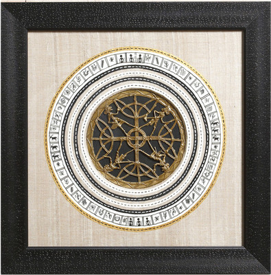 2% OFF on Aapno Rajasthan A Exciting Black Frame With Dhokra Work Decorative Showpiece - 38.1 cm(Wood, Brown, Grey) 2% OFF on Aapno Rajasthan A Exciting Black Frame With Dhokra Work Decorative Showpiece - 38.1 cm(Wood, Brown, Grey)