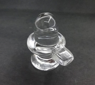 

Sitare Shiva 115 gms Sphatik Crystal Shivling Decorative Showpiece - 6 cm(Crystal, Clear)