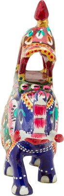 33% OFF on Prachin Metal Elephant Ambari 3 inch Decorative Showpiece - 9 cm(Aluminium, Multicolor) 33% OFF on Prachin Metal Elephant Ambari 3 inch Decorative Showpiece - 9 cm(Aluminium, Multicolor)