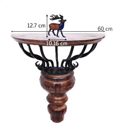 

eCraftIndia Combo of Deer Figurine Decorative Showpiece - 12.7 cm(Aluminium, Multicolor)