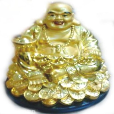 

Vastu Bazaar Decorative Showpiece - 6 cm(Gold Finish, Gold)