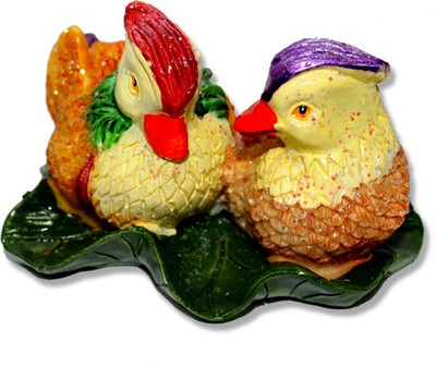 

7 Ocean Fengshui Mandarin Ducks Decorative Showpiece - 5 cm(Polyresin, Multicolor)