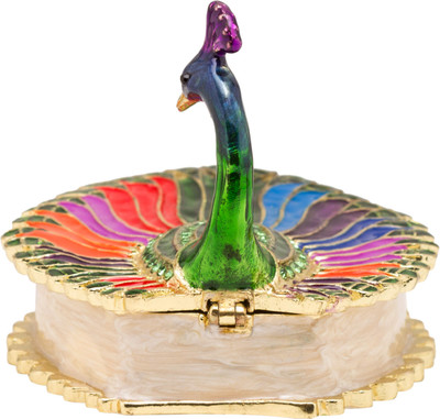 33% OFF on Prachin Peacock Box Kc-1178 Decorative Showpiece - 6 cm(Brass, Multicolor) 33% OFF on Prachin Peacock Box Kc-1178 Decorative Showpiece - 6 cm(Brass, Multicolor)