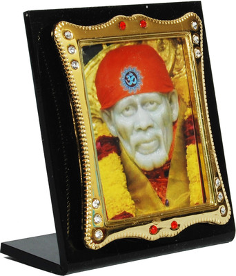 

Sigarma Sai Baba Idol Frame - For Car Dashboard, Office-Desk, Table Decor, Home and Shop - K498 Decorative Showpiece - 7 cm(Acrylic, Multicolor)