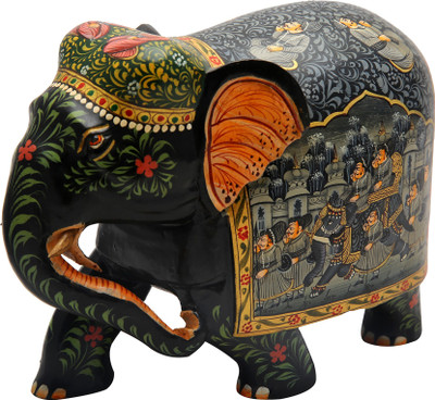 

shivika enterprises Decorative Showpiece - 8 cm(Wooden, Multicolor)