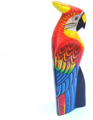 

Art Godaam WOODEN BIRD Decorative Showpiece - 19 cm(Wooden, Multicolor)