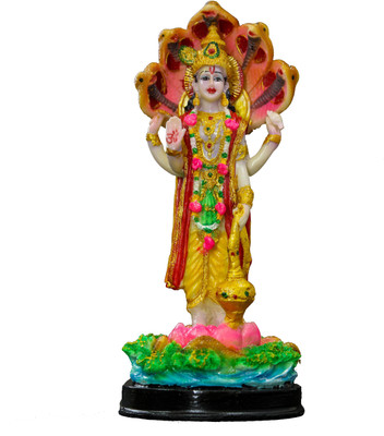 

THE HOLY MART VISHNU Polyresin Home Temple(Height: 11 cm)