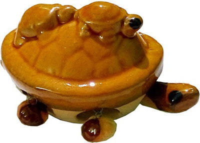 

CraftEra Decorative Showpiece - 7 cm(Porcelain, Yellow)