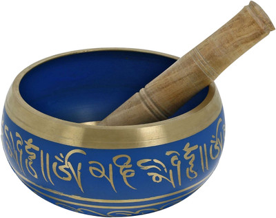 19% OFF on Asia Craft Blue Singing Bowl Showpiece - 8 cm(Brass, Blue) 19% OFF on Asia Craft Blue Singing Bowl Showpiece - 8 cm(Brass, Blue)