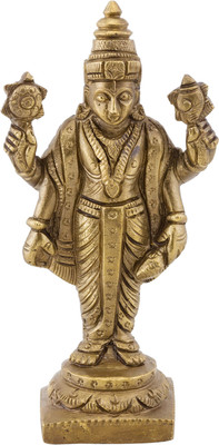 33% OFF on Prachin Bnz Vishnu Standing Decorative Showpiece - 11 cm(Bronze, Multicolor) 33% OFF on Prachin Bnz Vishnu Standing Decorative Showpiece - 11 cm(Bronze, Multicolor)