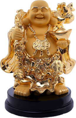 

Saanvi Creations Decorative Showpiece - 40 cm(Polyresin, Gold)