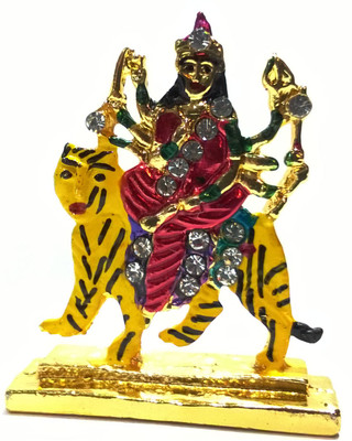

Swarnim Jewellers Durga Decorative Showpiece - 4.3 cm(Bronze, Gold)