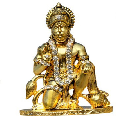 

Aastha Decorative Showpiece - 7.5 cm(Gold Plated, Multicolor)