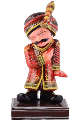 

Handikart HK-WDVK-006 Decorative Showpiece - 10 cm(Wooden, Multicolor)