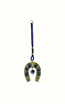 

Pure Life Evil Eye Hanging Decorative Showpiece - 14 cm(Iron, Silver)