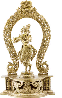 33% OFF on Prachin Bnz Krishna Arch on Base Decorative Showpiece - 40 cm(Bronze, Multicolor) 33% OFF on Prachin Bnz Krishna Arch on Base Decorative Showpiece - 40 cm(Bronze, Multicolor)