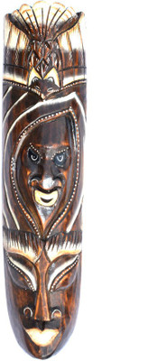 

Art Godaam Antique figure Decorative Showpiece - 50 cm(Wooden, Multicolor)