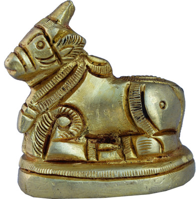 38% OFF on Aakrati Nandi (Bull) Statue of Brass Decorative Showpiece - 4 cm(Brass, Yellow) 38% OFF on Aakrati Nandi (Bull) Statue of Brass Decorative Showpiece - 4 cm(Brass, Yellow)