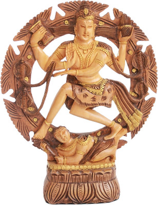 43% OFF on Craft International Natraj the Dancing Shiva Statue - 10 Inch ( Half Coloured ) Decorative Showpiece - 25 cm(Wooden, Brown) 43% OFF on Craft International Natraj the Dancing Shiva Statue - 10 Inch ( Half Coloured ) Decorative Showpiece - 25 cm(Wooden, Brown)
