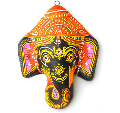 

Art Godaam Decorative Showpiece - 18 cm(Paper Mache, Black)