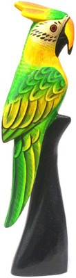 

Art Godaam WOODEN BIRD Decorative Showpiece - 31 cm(Wooden, Multicolor)