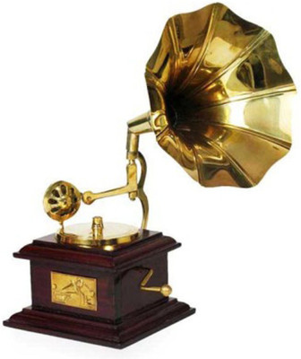 35% OFF on Woodstock Aesthetic Gramophone Decorative Showpiece - 23 cm(Wood, Brown) 35% OFF on Woodstock Aesthetic Gramophone Decorative Showpiece - 23 cm(Wood, Brown)
