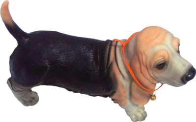 

Gooddeals Puppy Dog Figurine Decorative Showpiece - 15 cm(Polyresin, Multicolor)