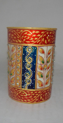 

Mahaveer Creation Decorative Showpiece - 10 cm(Stoneware, Multicolor)