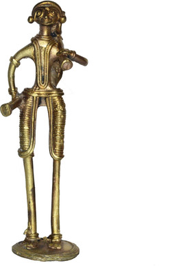 

Dreamss Fantastic Farmer Decorative Showpiece - 14.5 cm(Bronze, Gold)