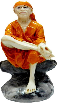 

Anant Sai Baba Decorative Showpiece - 10 cm(Polyresin, Multicolor)