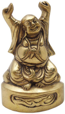 25% OFF on Golmaalshop Laughing Buddha Decorative Showpiece - 12.7 cm(Brass, Gold) 25% OFF on Golmaalshop Laughing Buddha Decorative Showpiece - 12.7 cm(Brass, Gold)