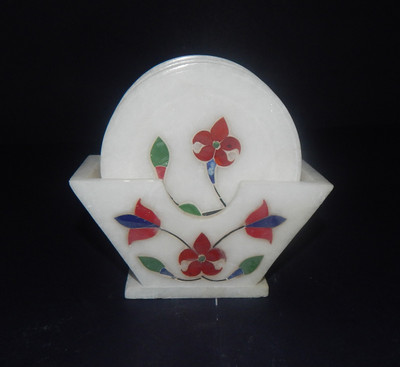 

Mahaveer Creation Decorative Showpiece - 12 cm(Stoneware, White)